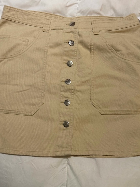 Old navy Dresses & Skirts - Old Navy Beige Button-Front Mini Skirt